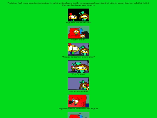 Trucs/Erreurs d'animation screenshot