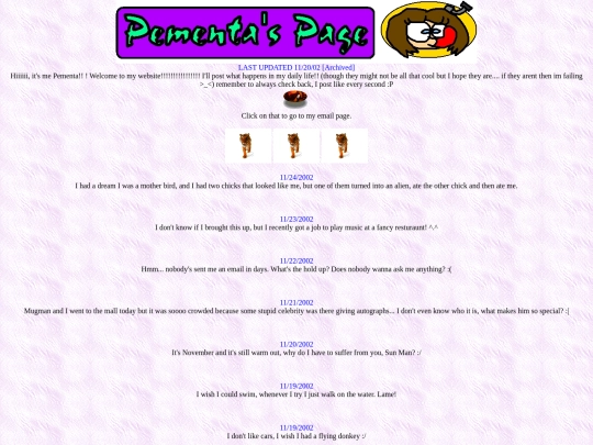 Trucs/PementasPage screenshot