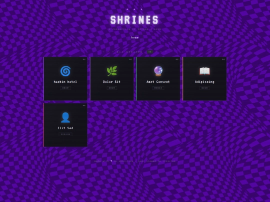 fandomshrine screenshot