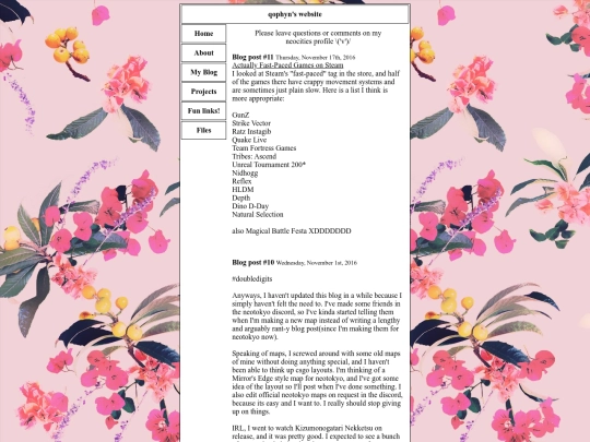 blog screenshot