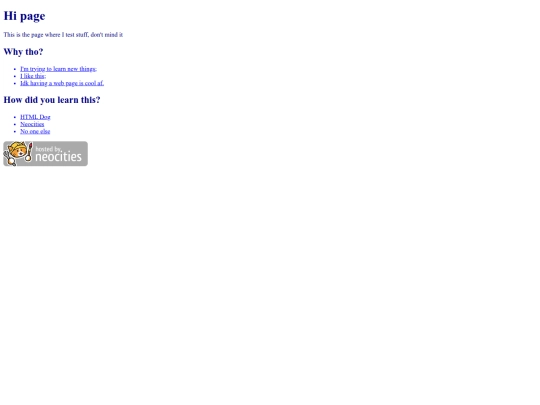 testing screenshot