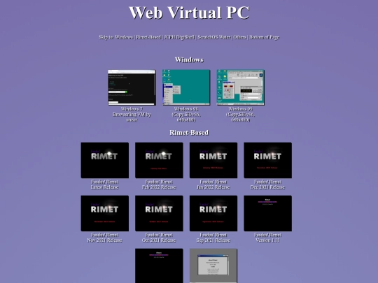 webvirtualpc screenshot