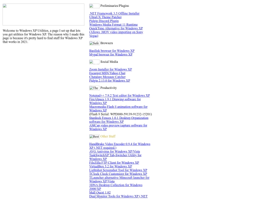 xputils screenshot