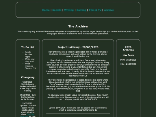 Archive/ArchiveHome screenshot