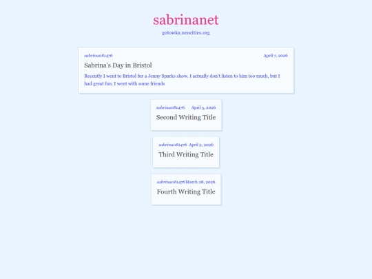 index screenshot