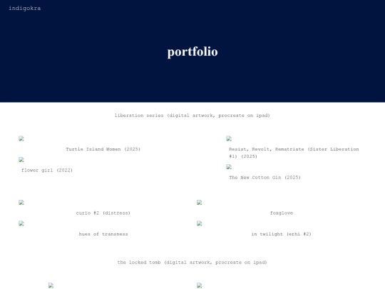 Portfolio screenshot