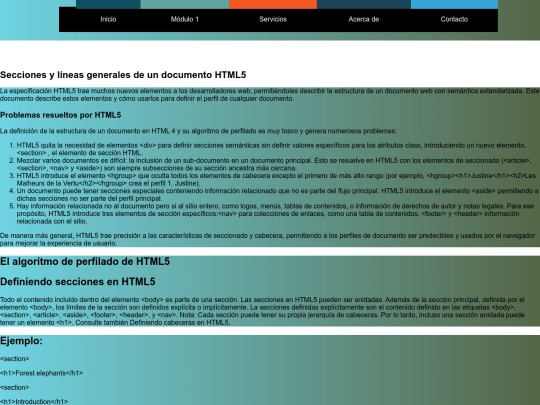 index screenshot