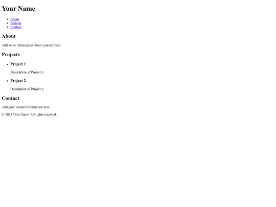 resume screenshot