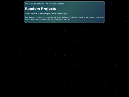 art/random_projects screenshot