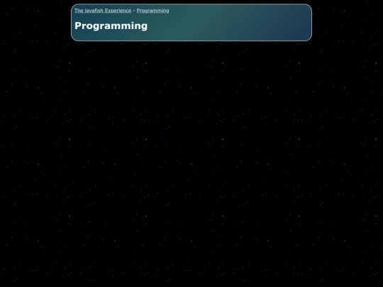 programming screenshot