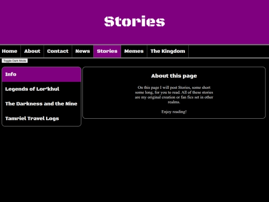 stories screenshot