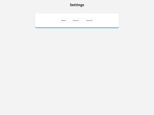 SSettings screenshot