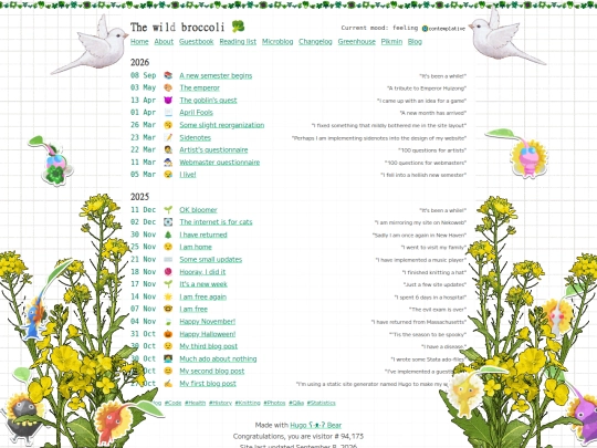 blog screenshot