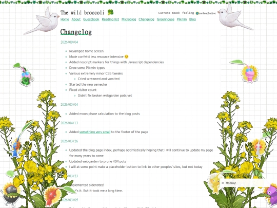 changelog screenshot