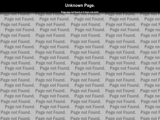 not_found screenshot