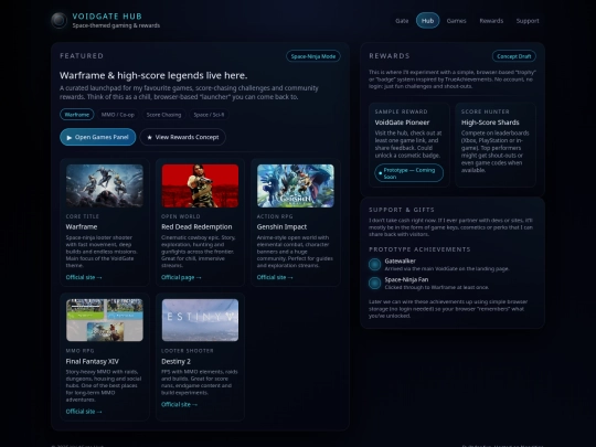 hub screenshot