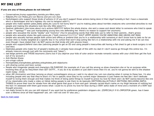 DNI screenshot