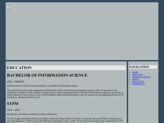 education screenshot