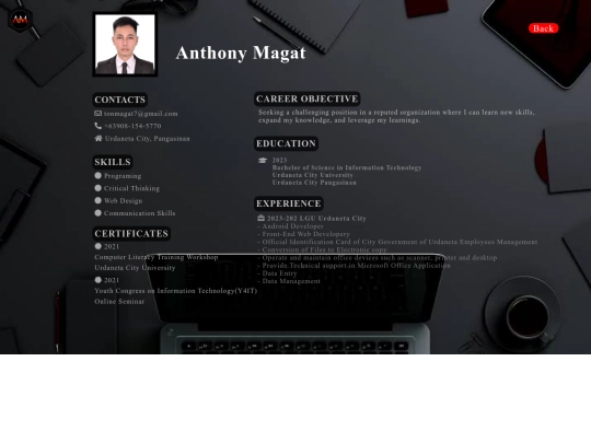 cv screenshot