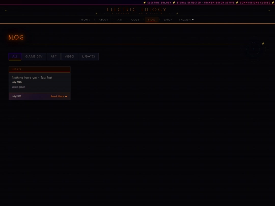 blog screenshot