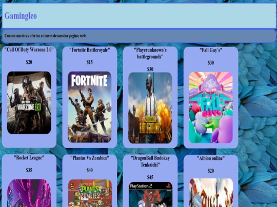 index screenshot