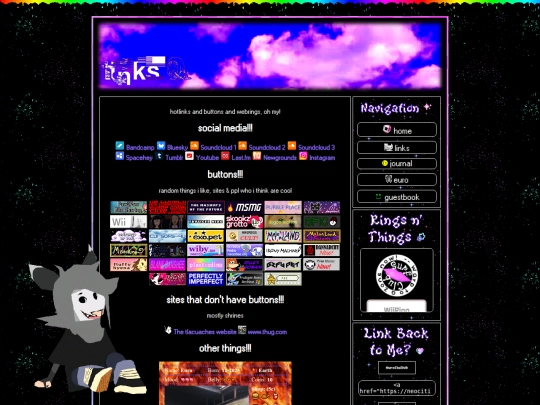 links screenshot