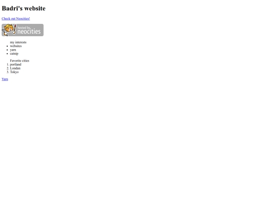index screenshot