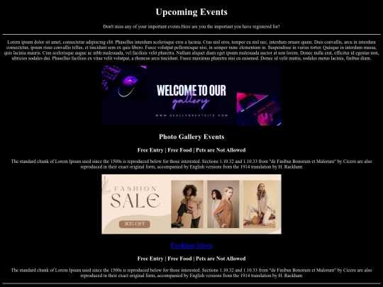 Events/event screenshot