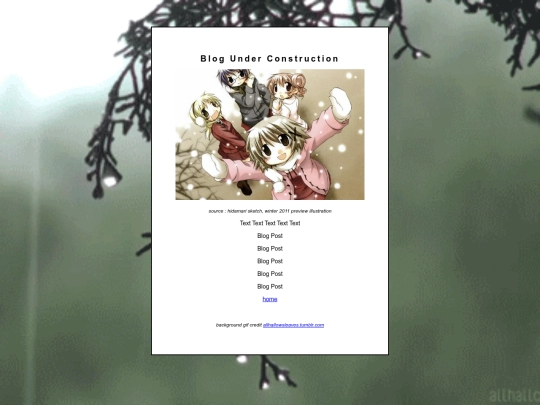 blog screenshot