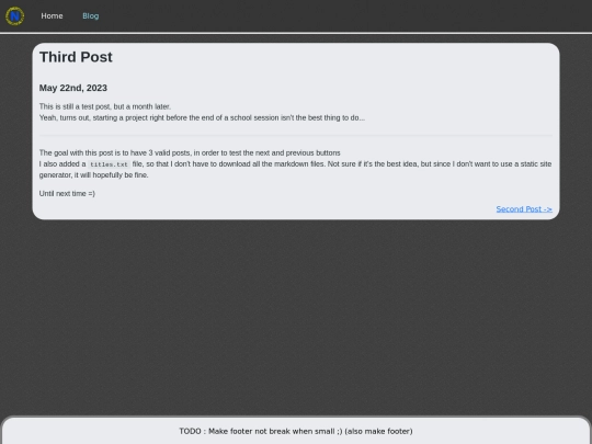 blog screenshot