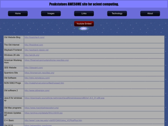 links screenshot