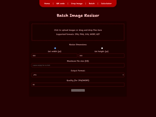 resizer screenshot