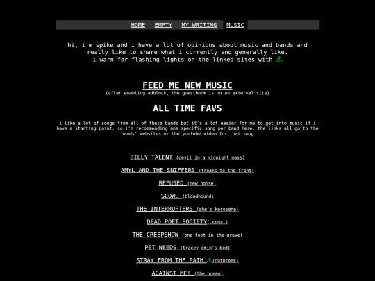 music screenshot