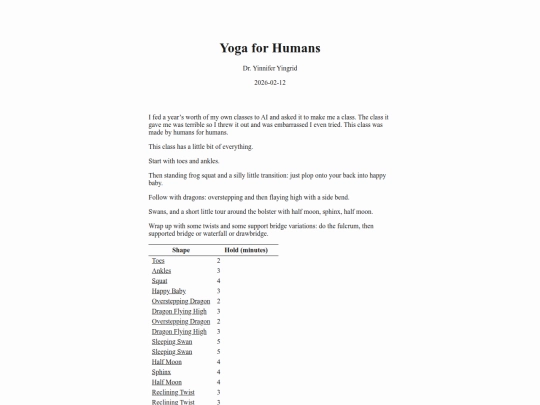 class/yoga-for-humans screenshot