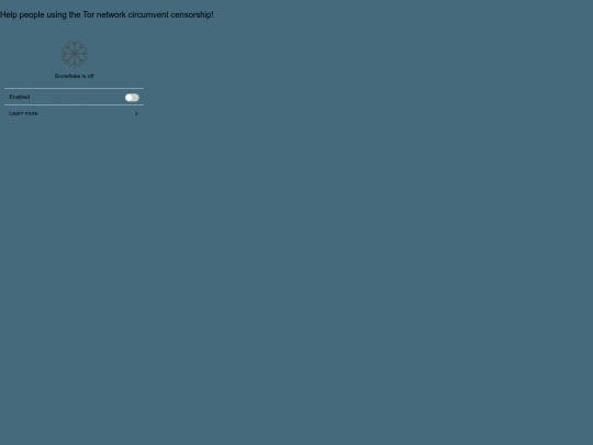 snowflake screenshot