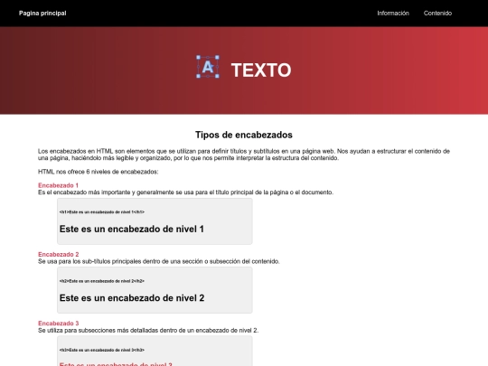Texto screenshot