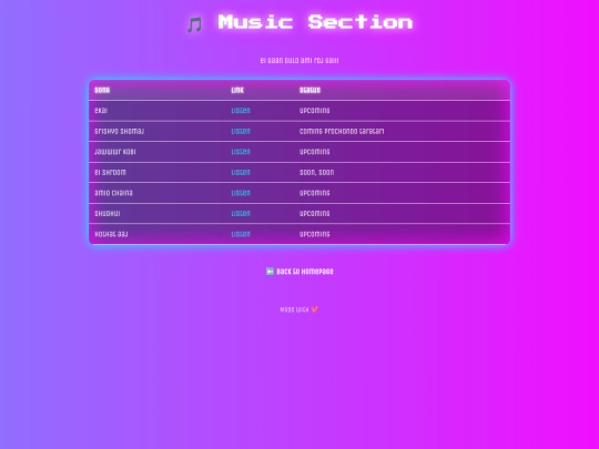 music screenshot