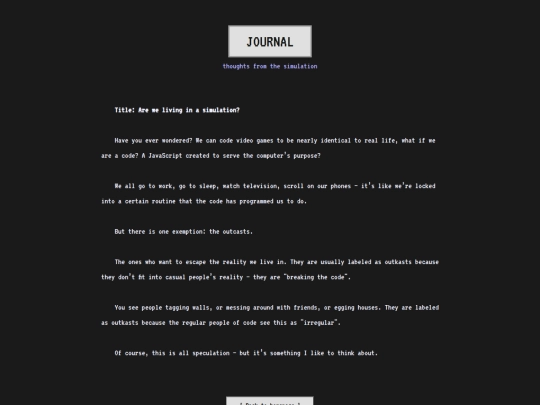 journal screenshot