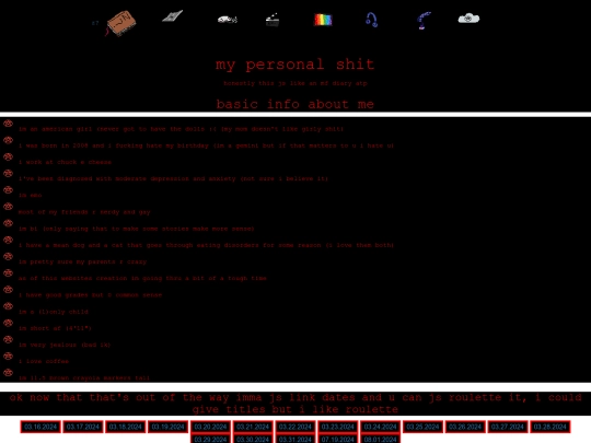 myPersonalShit screenshot