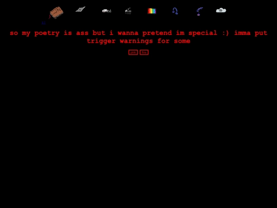 poetry screenshot