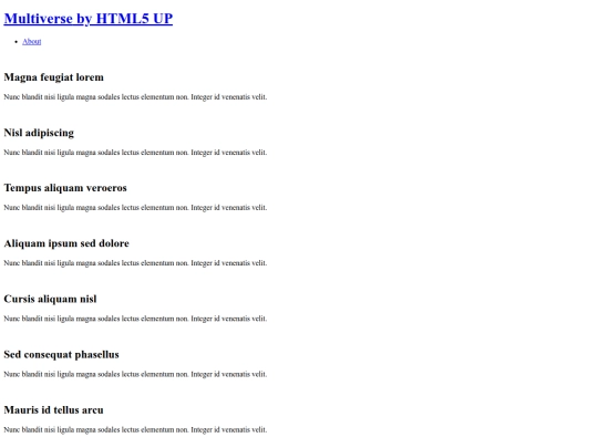 index screenshot