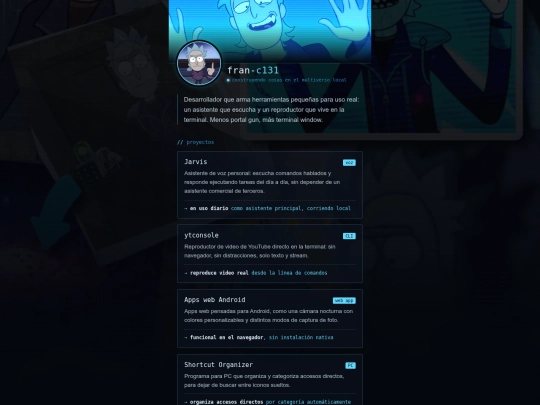 index screenshot