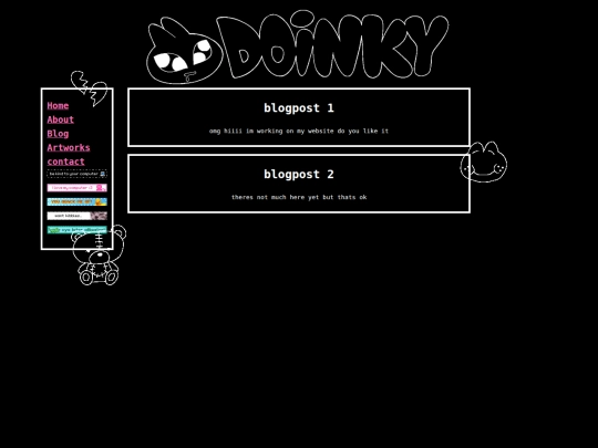 blog screenshot