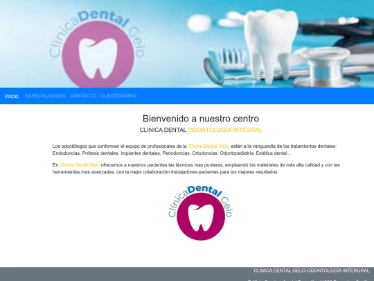 pagina web screenshot
