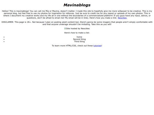 index screenshot