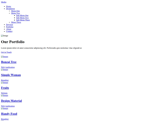 portfolio screenshot