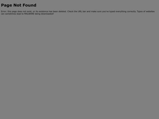 not_found screenshot