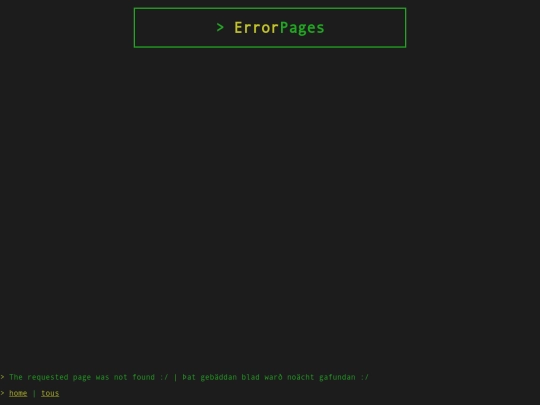 not_found screenshot