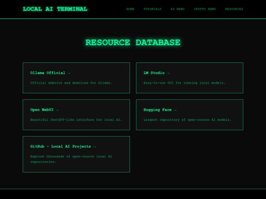 resources screenshot