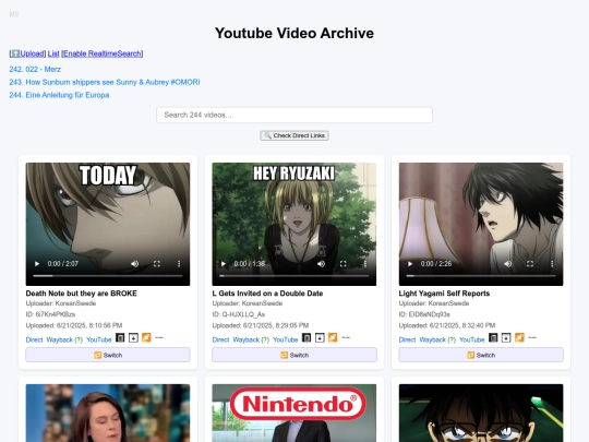 ytarchive screenshot